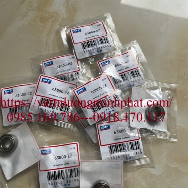 BẠC ĐẠN SKF 63800-2Z
